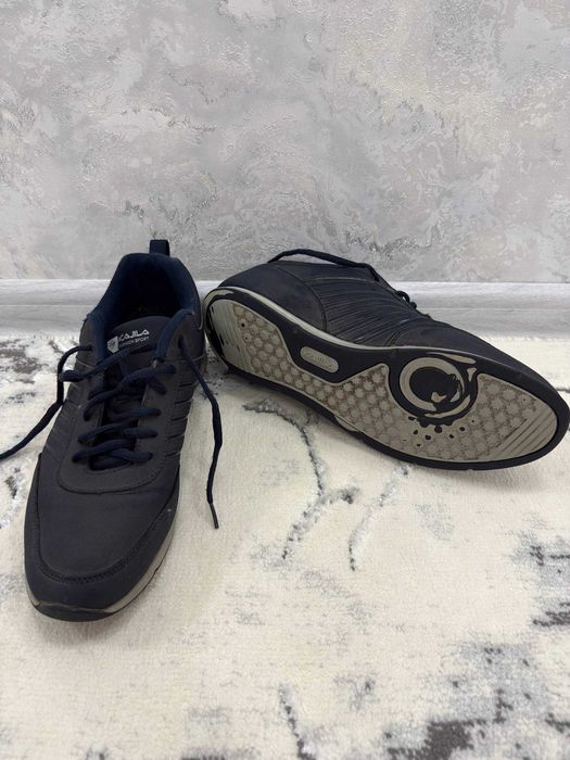 Мужская большая черная обувь \ спортивная