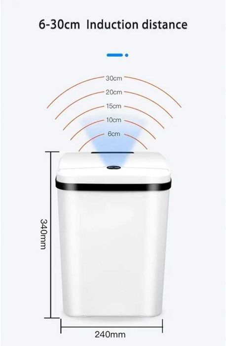 Кош за отпадъци със сензор – практичност и хигиена в ежедневието ви!