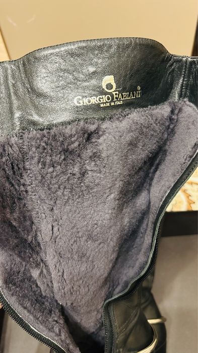 Продам сапоги зимние, кожа