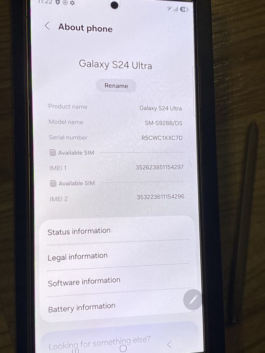 Samsung S24 ULTRA , ca NOU , 512 GB , 12 GB RAM , 96% Bateria