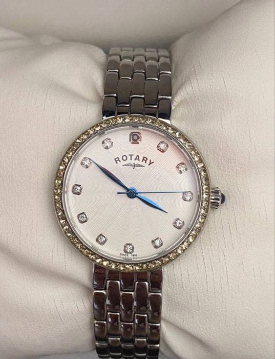 Ceas de dama Rotary cu cristale