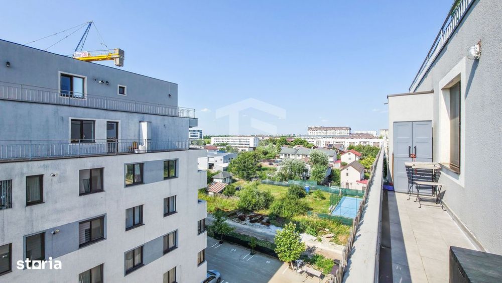 Apartament 2 camere Bragadiru Alunului, mobilat, balcon 15mp, parcare