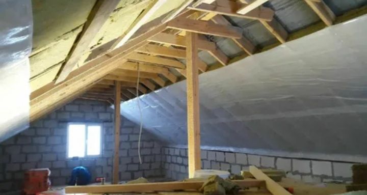 Утепление кровли и стен