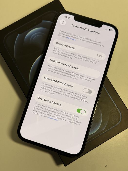 Iphone 12 Pro Max 256 GB - Baterie 100%