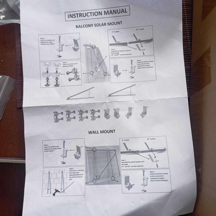 стойка за соларен панел комплект