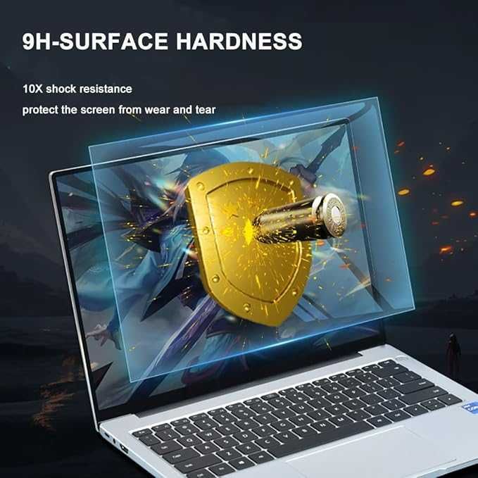 Ecran Protectie Sticla YINOVEEN Tempered Glass Screen Pro pt Dell Inspiron 14 2in1 7420 7425 7430 7435 2 buc NOU