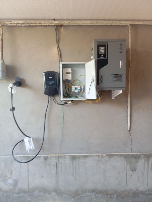 Установка зарядного устройства