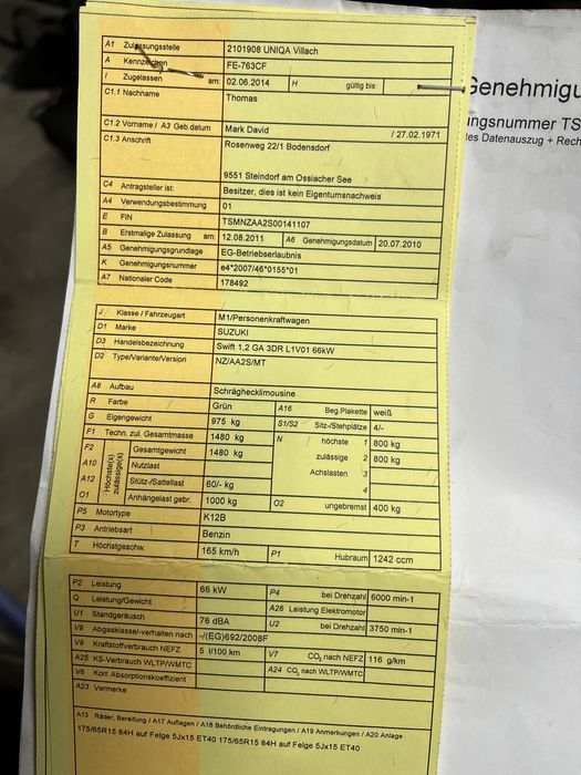 Suzuki Swift 1.2i 2011г За части