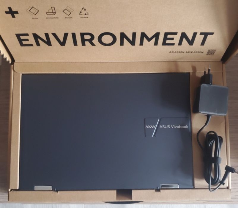 Laptop 2 in 1 ASUS VivoBook Go 14 Flip TP1400KA ,nou la  cutie