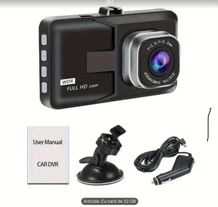 Camera bord auto filmare 1080p