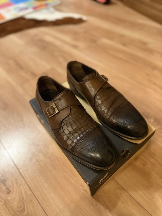 Pantofi piele Monk - 43 - de la D’S Damat
