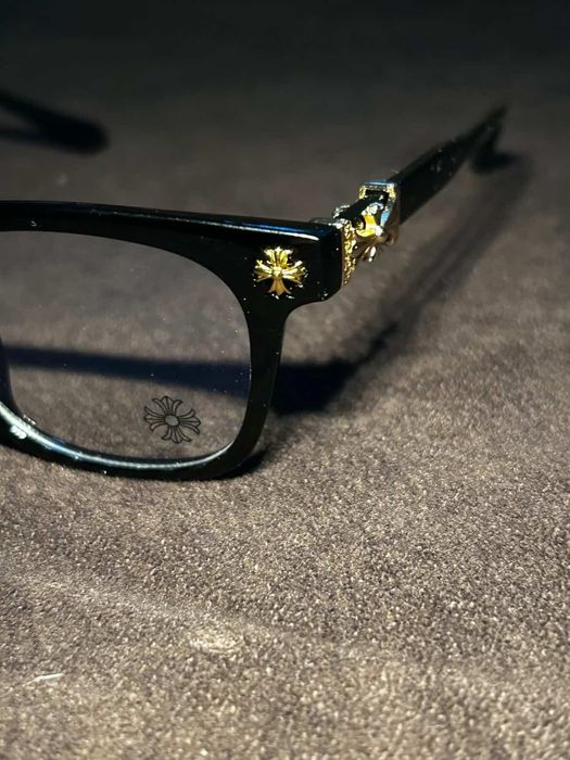 Ochelari Chrome Hearts Black Gold