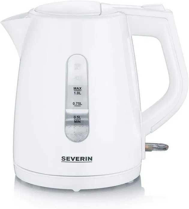 Електрическа кана Severin WK 3411 2200W 1,0L, бяла, 22x15,5x21см