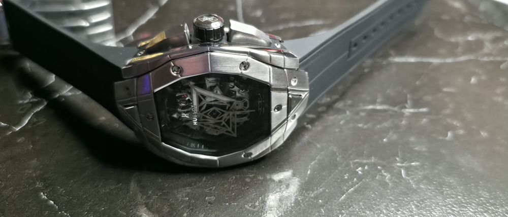 ublot black and silver