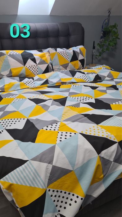 Lenjeri pat din bumbac ranforce