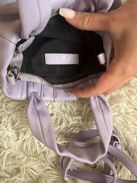 Дамска чанта Zara, цвят лавандула
