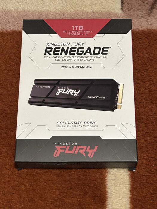 SSD Kingston Fury Renegade Heatsink 1TB - Garantie