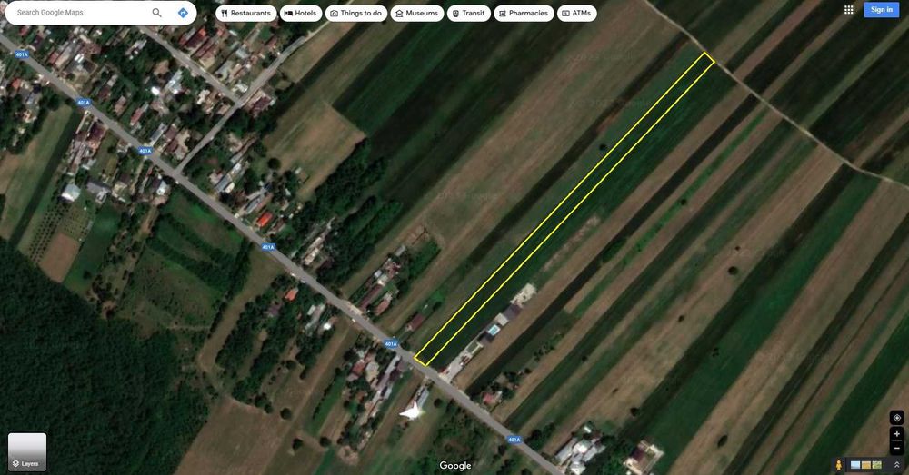 Teren 5000m2 Investitie/Casa. 36km de Bucuresti (A1). Gaiseni (Giurgiu)