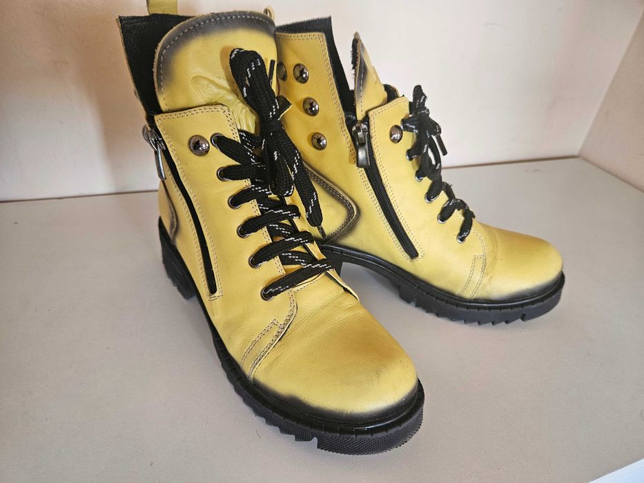 Дамски боти естествена кожа 37 номер