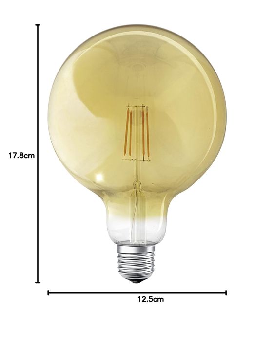 Bec LED Smart  LEDVANCE aurie, cu 6W, 2700K, E27,