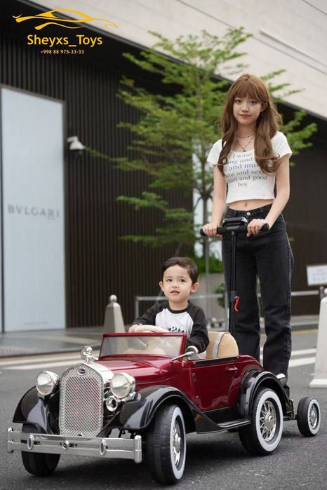 Ретро классика болалар машинаси