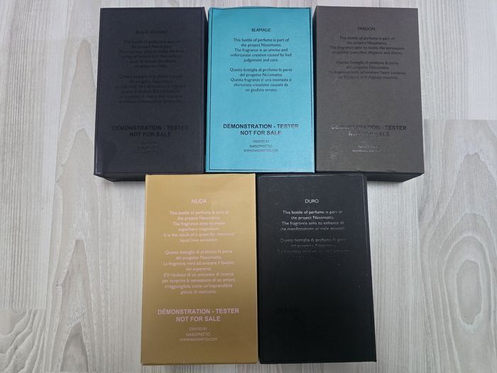 Pachet 5 parfumuri-tester Nasomatto, noi, 30 ml fiecare, extract de parfum