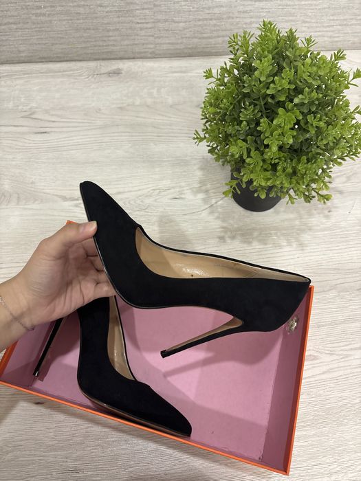 Каблук 10 см замша