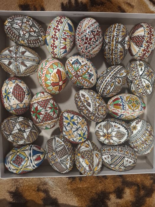 Ouă încondeiate de găină/rață