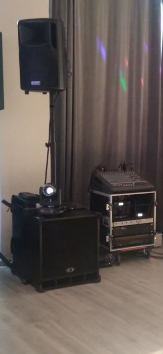 Schimb sau vând Boxe Bașii pasivi +crossover dynacord pex 223+ amplif