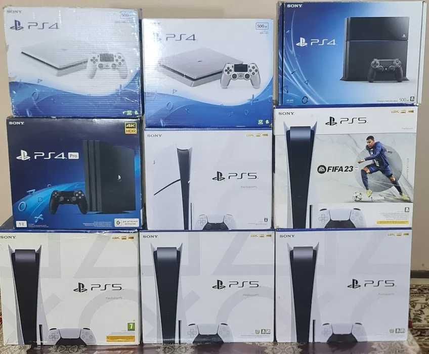 Все модели PLAYSTATION 3-4-5 доставка по городу бесплатно
