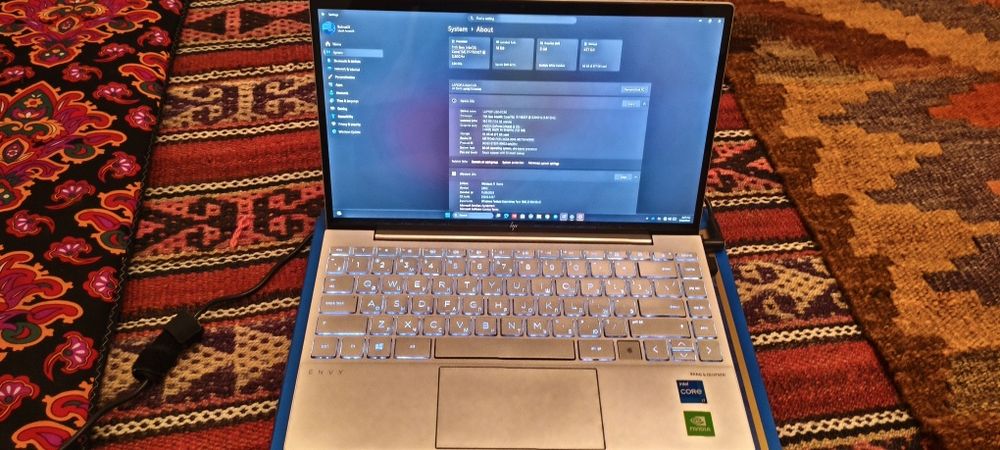 HP ENVY LAPTOP 13 inch 16 Ram/500 Gb Ssd i7 - 11 avlod 2.80 GHz