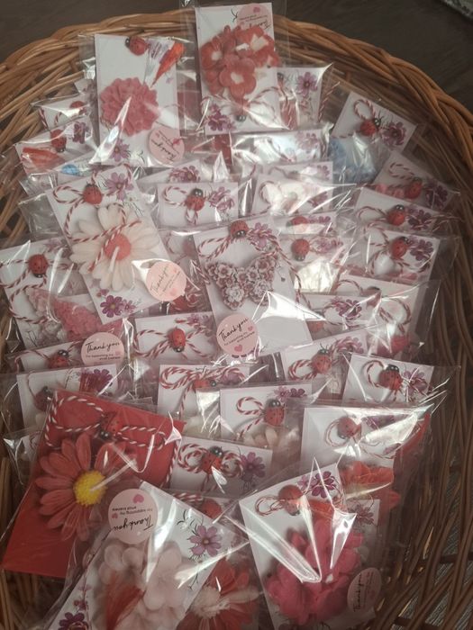 Martisoare din ceara de soia