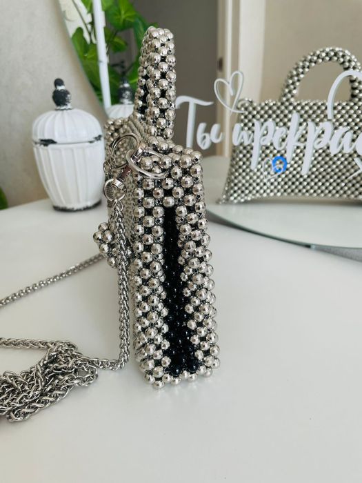 Сумка из бусин вечерняя