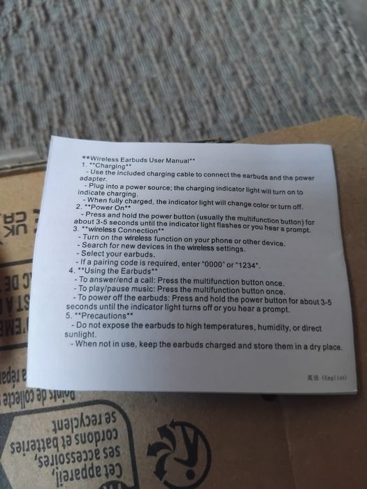 Casca wireless telefon