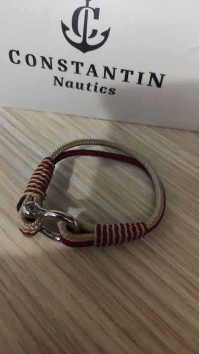 CONSTANTIN NAUTICS - Bratara Burgundy/Crem