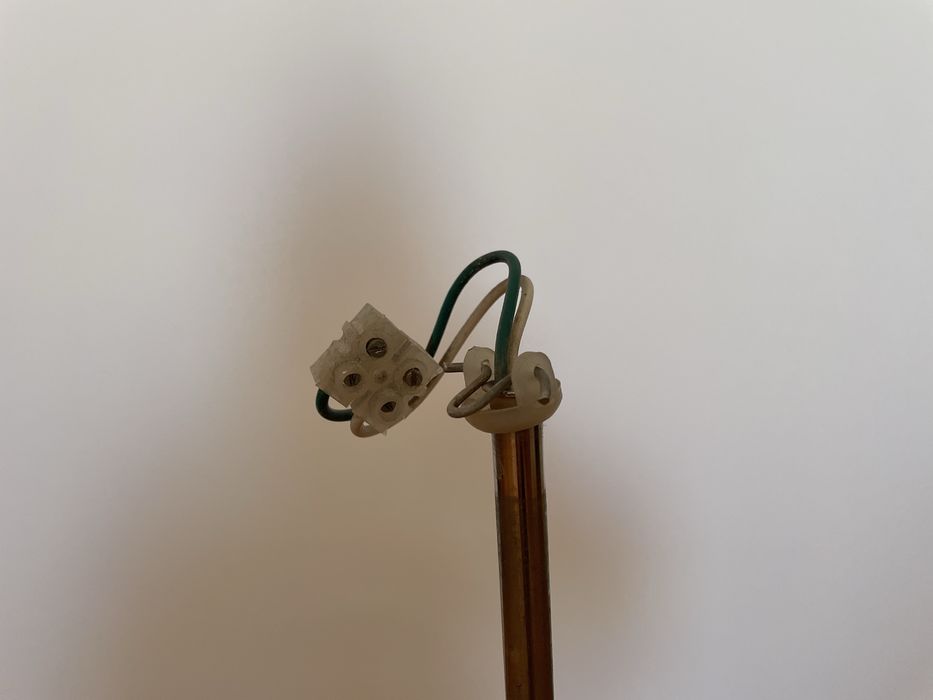 Стар ретро полилей, абажур