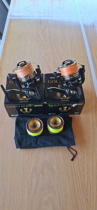 Vand Doua Mulinete Team Feeder Gold Serie 6000