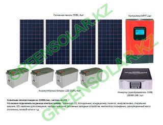Комплект солнечной батареи 1000Вт/час с контролером MPPT