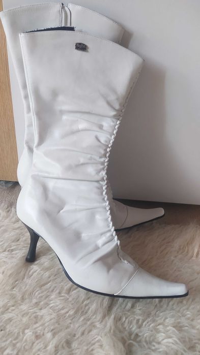 Сапоги кожа новые