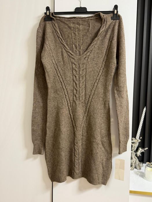 Bluza rochie crem