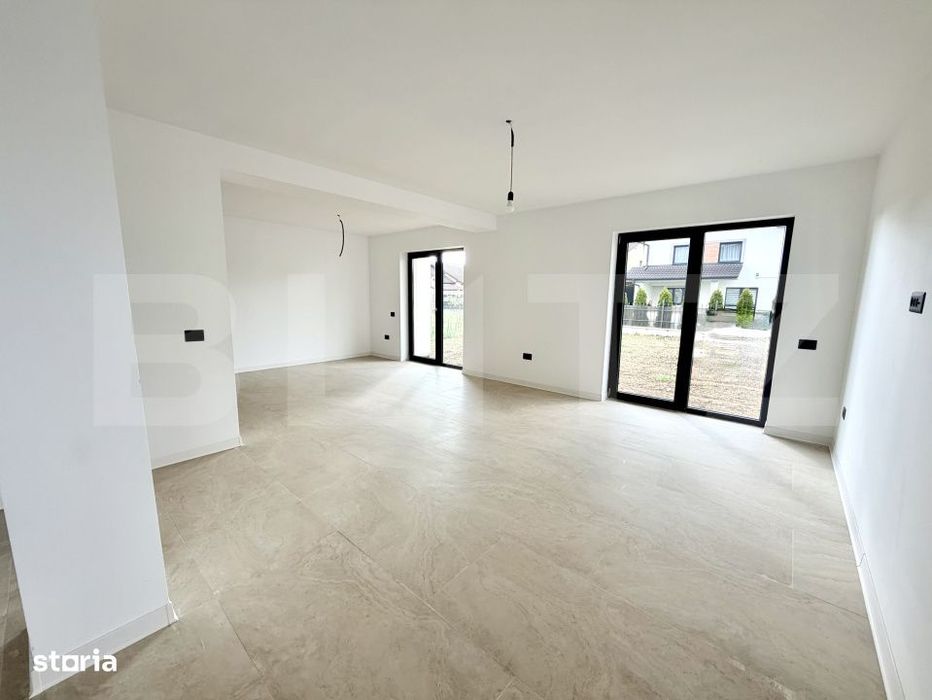 Duplex nou, 110 mp, 320 mp teren, zona Dealul Furcilor
