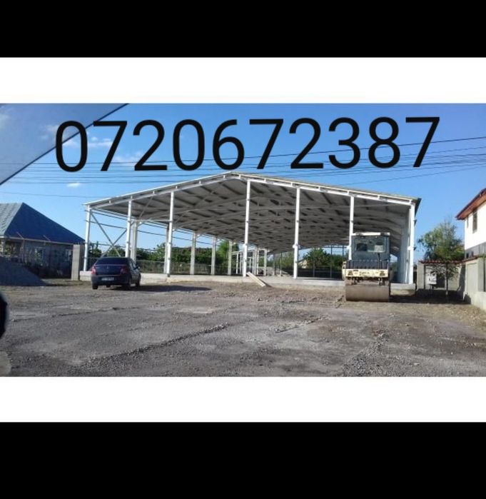 Vand hala metalice din profile 15x30x4=12500euro