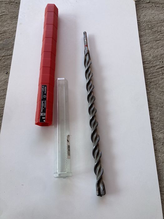 Burghiu Hilti Sds Plus TE-CX 25x480mm pentru Beton Armat utilizat 1 data