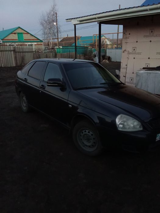Лада Приора в черном цвете