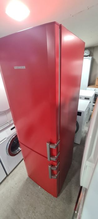 Хладилник с камера Liebherr А++ 181см Червен