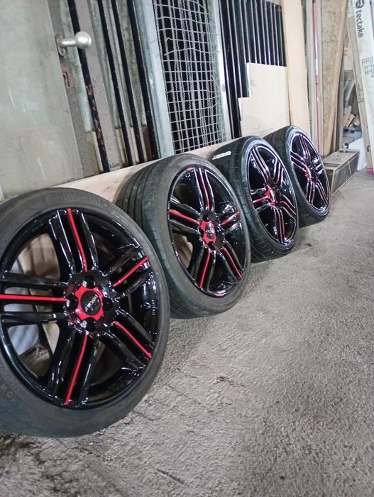 FIAT500 RONAL R57 нови джанти със летни гуми 205/40/17 7Jx17 ЕТ35 4х98