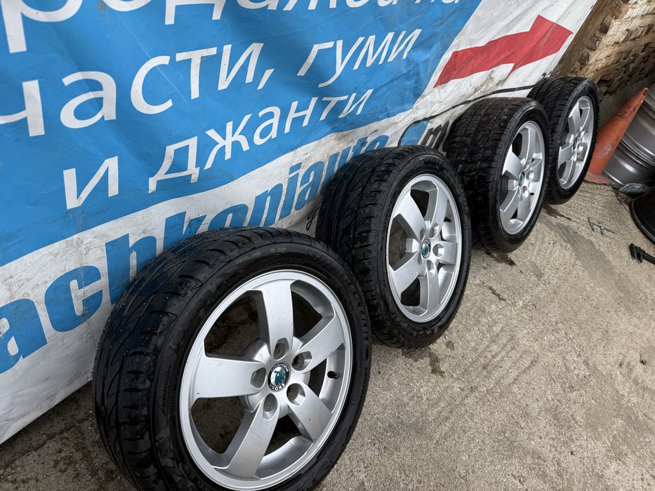 15 5х100 джанти с летни гуми