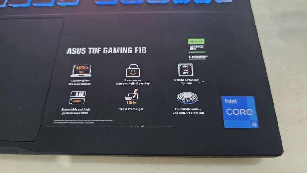 Продаю Asus TUF Gaming F16