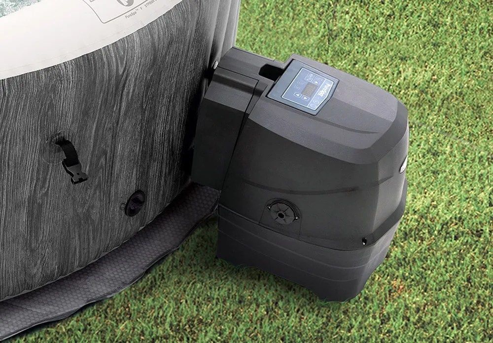 Надуваемо джакузи Intex PureSpa Deluxe, 4 места, 196 см, Fiber-Tech®,