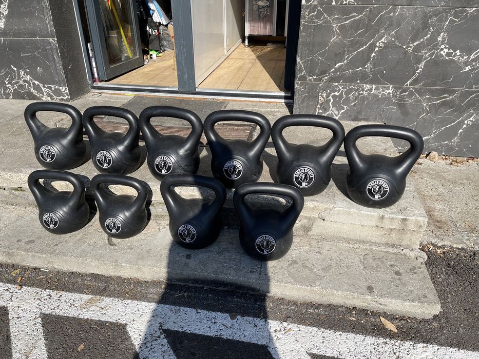 Set kettlebell 2x10 kg+2x12 kg+2x14 kg+2x16 kg+2x18 kg total 140 kg